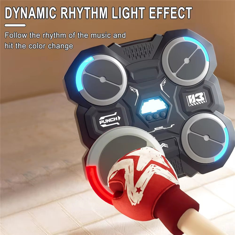 Bluetooth-Enabled Smart Music Boxing Machine for Children - Wall-Mounted Design